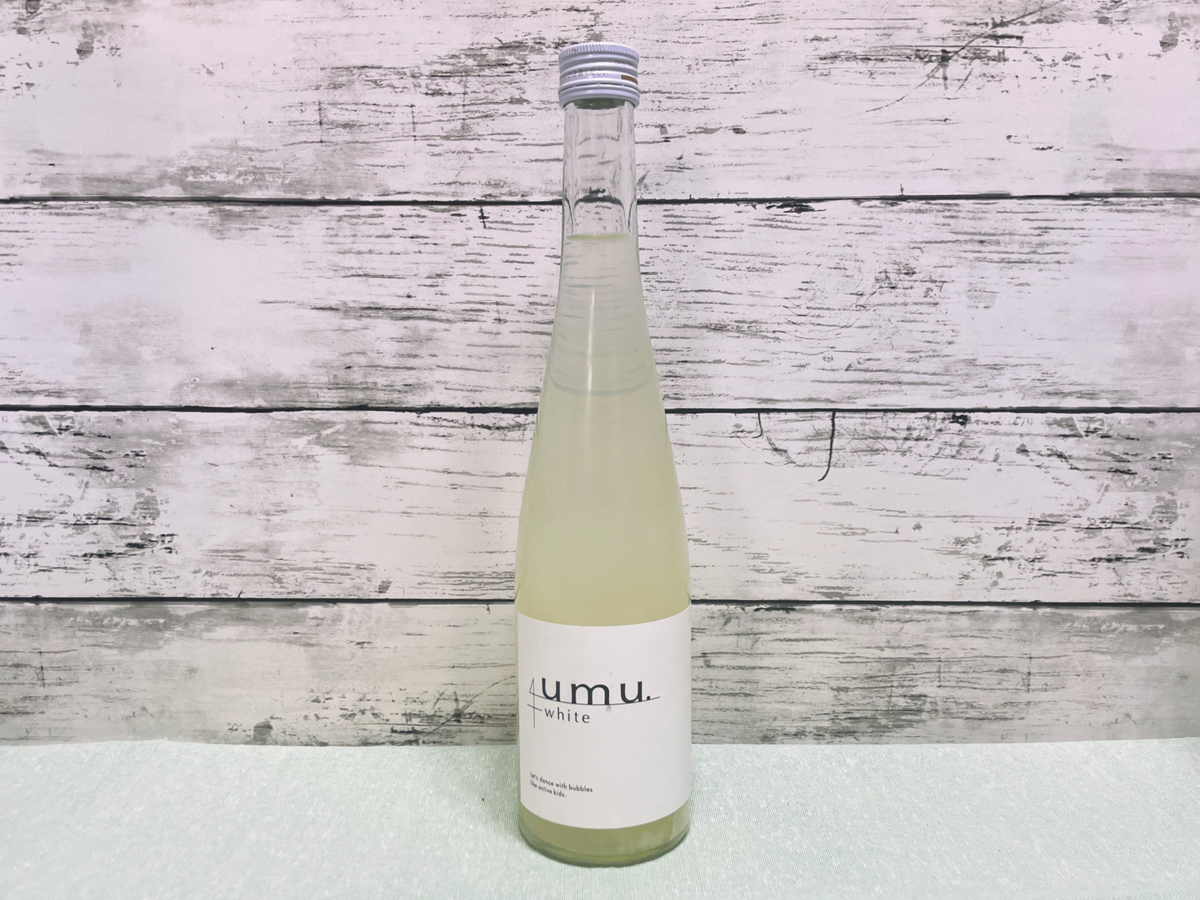 日本酒ボトル、甘強酒造「umu.」
