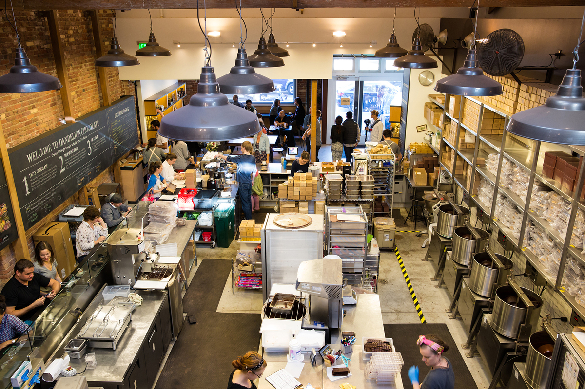 ダンデライオン・チョコレートの内観