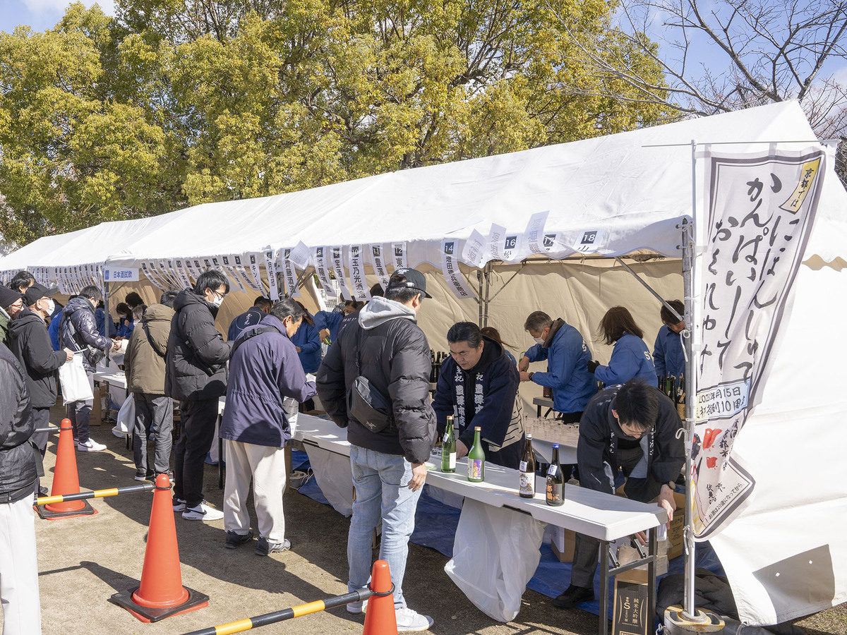 第1回の「伏見酒フェス」開催時の様子