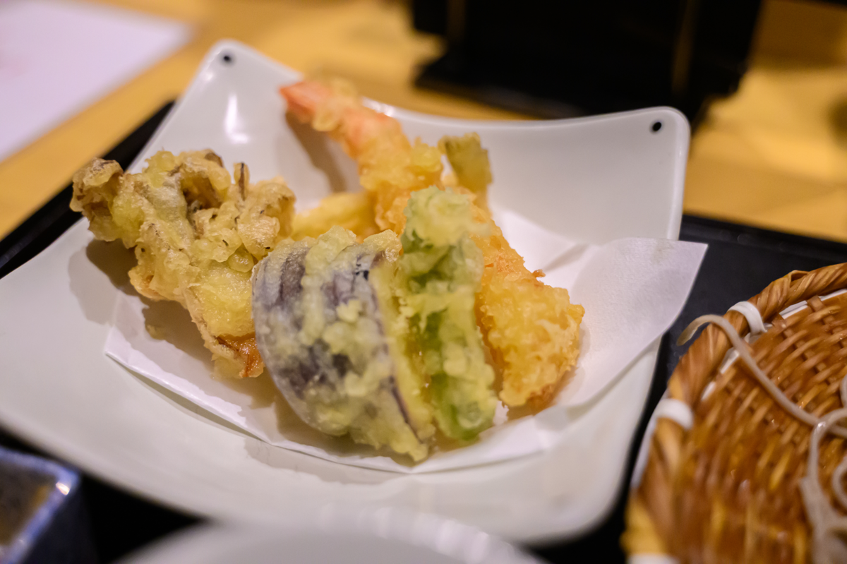 野菜と海老の天ぷら