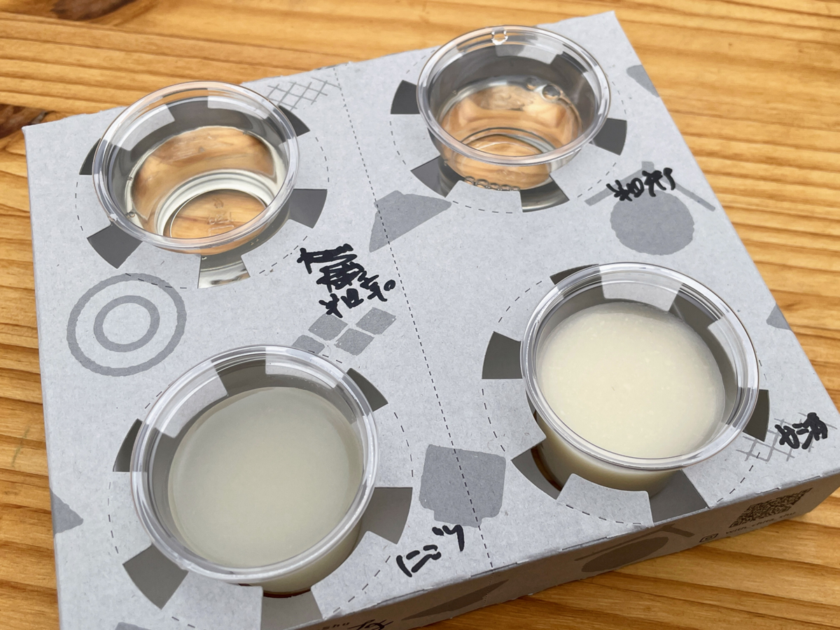 中埜酒造の日本酒飲み比べ