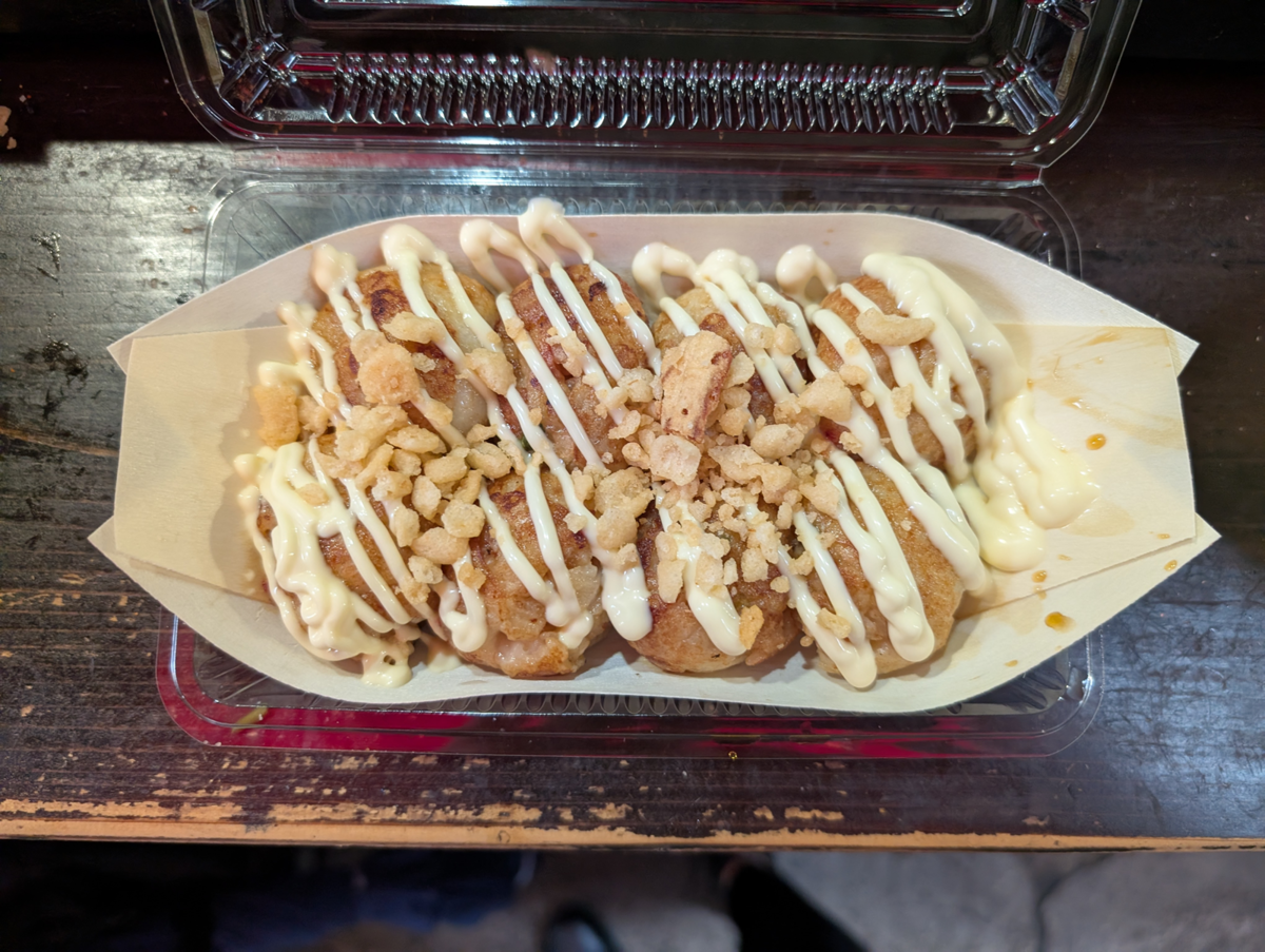 たこ咲のたこ焼きしょうゆマヨ