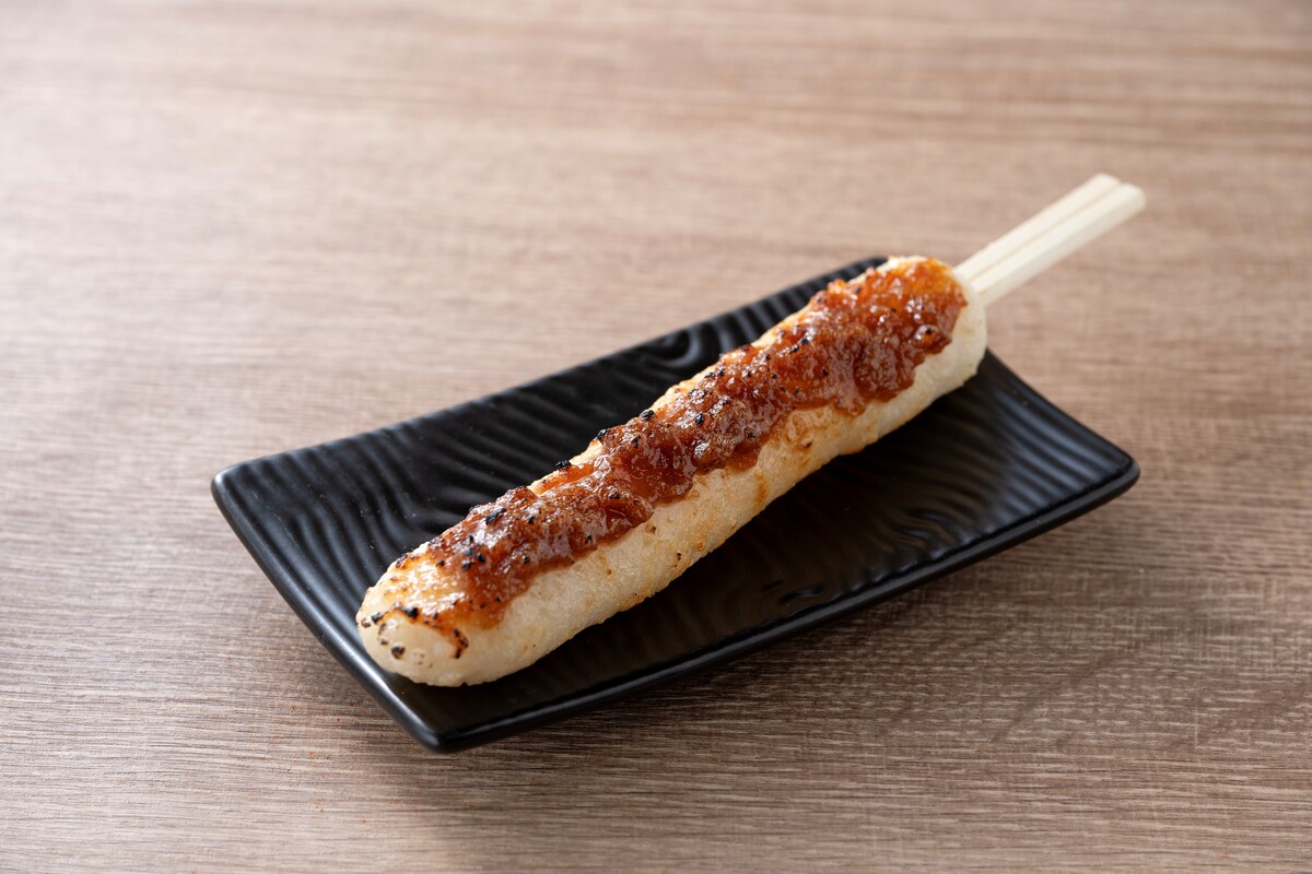 くるみ味噌のきりたんぽ田楽