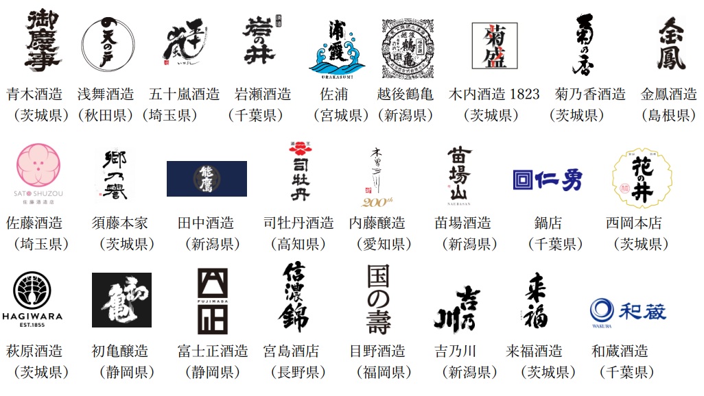 イベントに参加する酒蔵