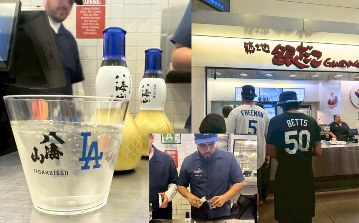 ドジャースタジアム内にある「築地銀だこ」