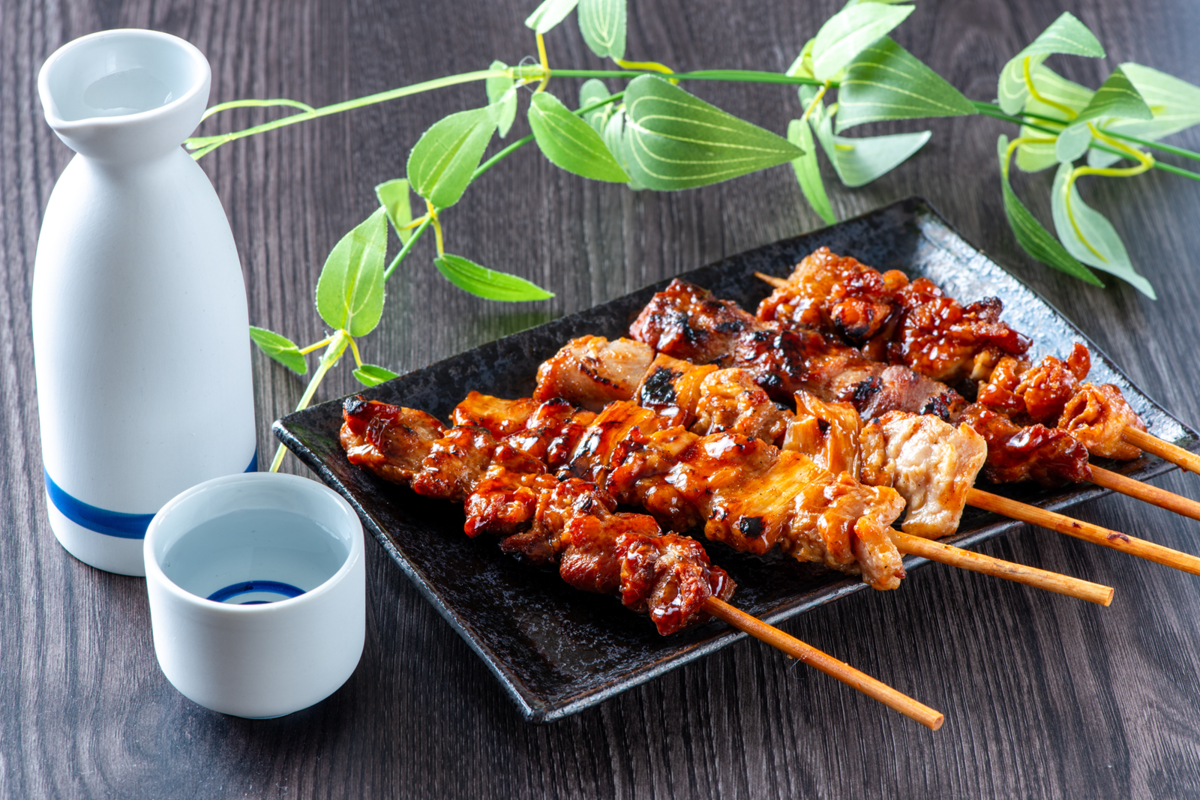 おちょこと焼き鳥