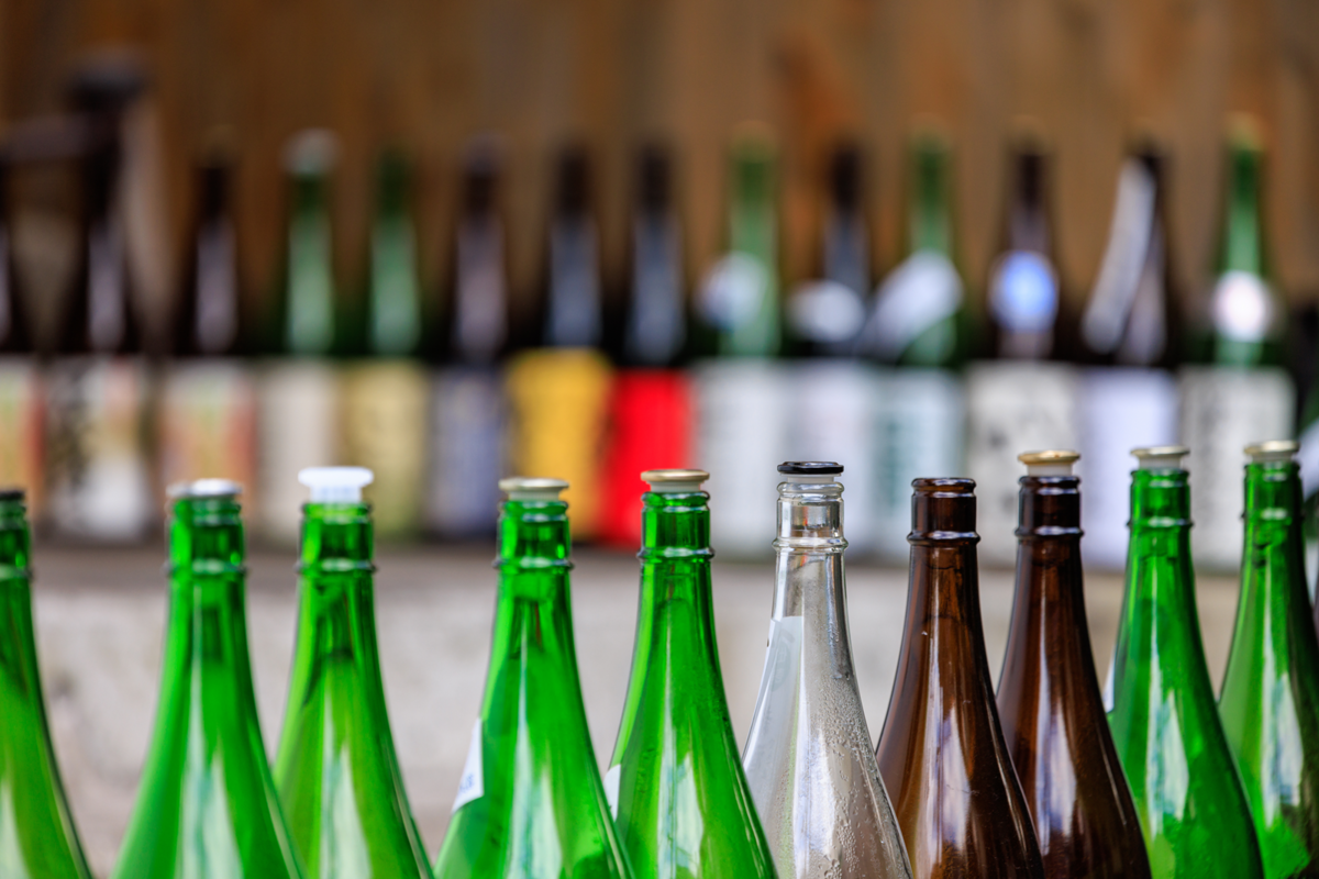 日本酒の酒瓶