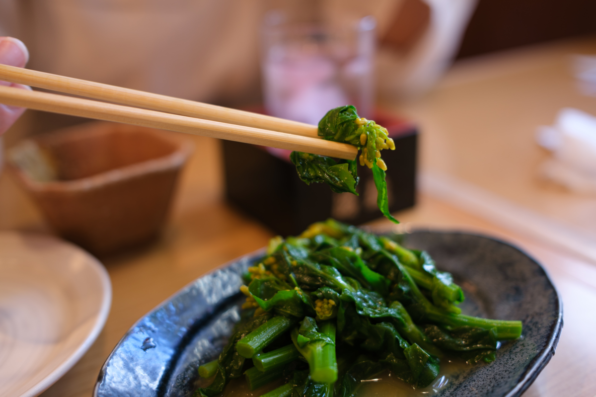 菜の花のからし和え