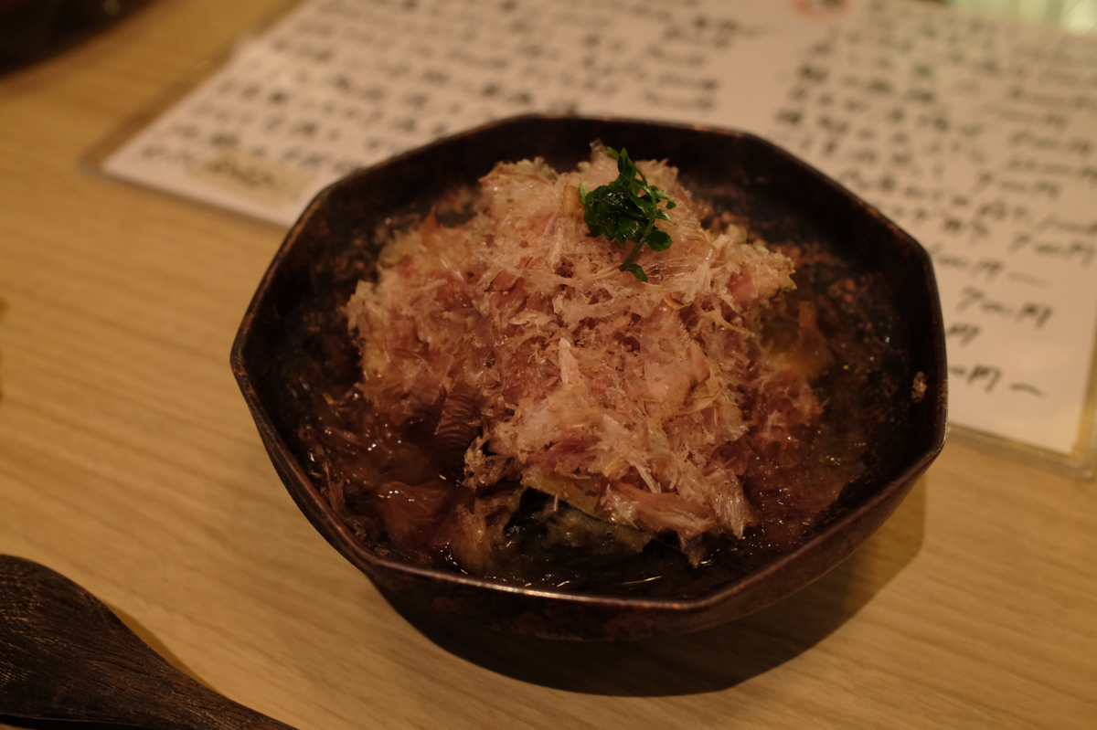 絹かわなすの揚げ出し