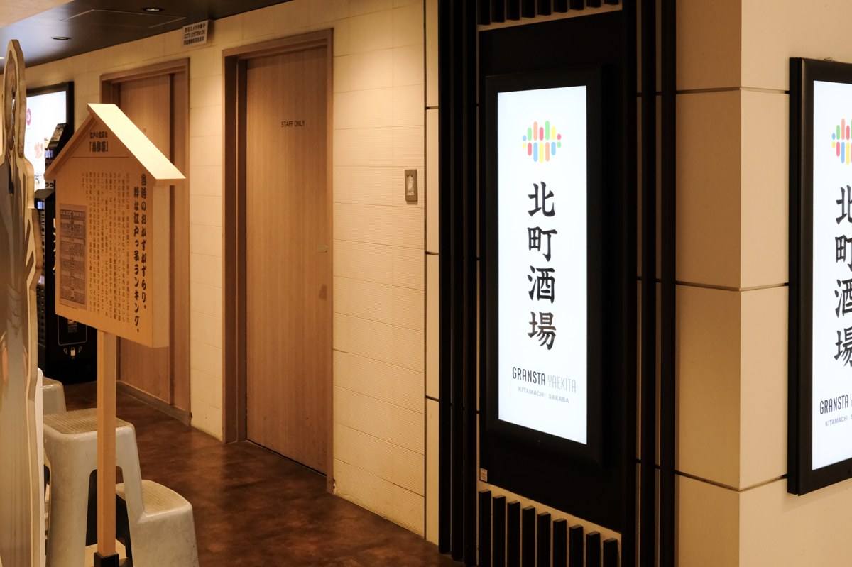 北町酒場の看板