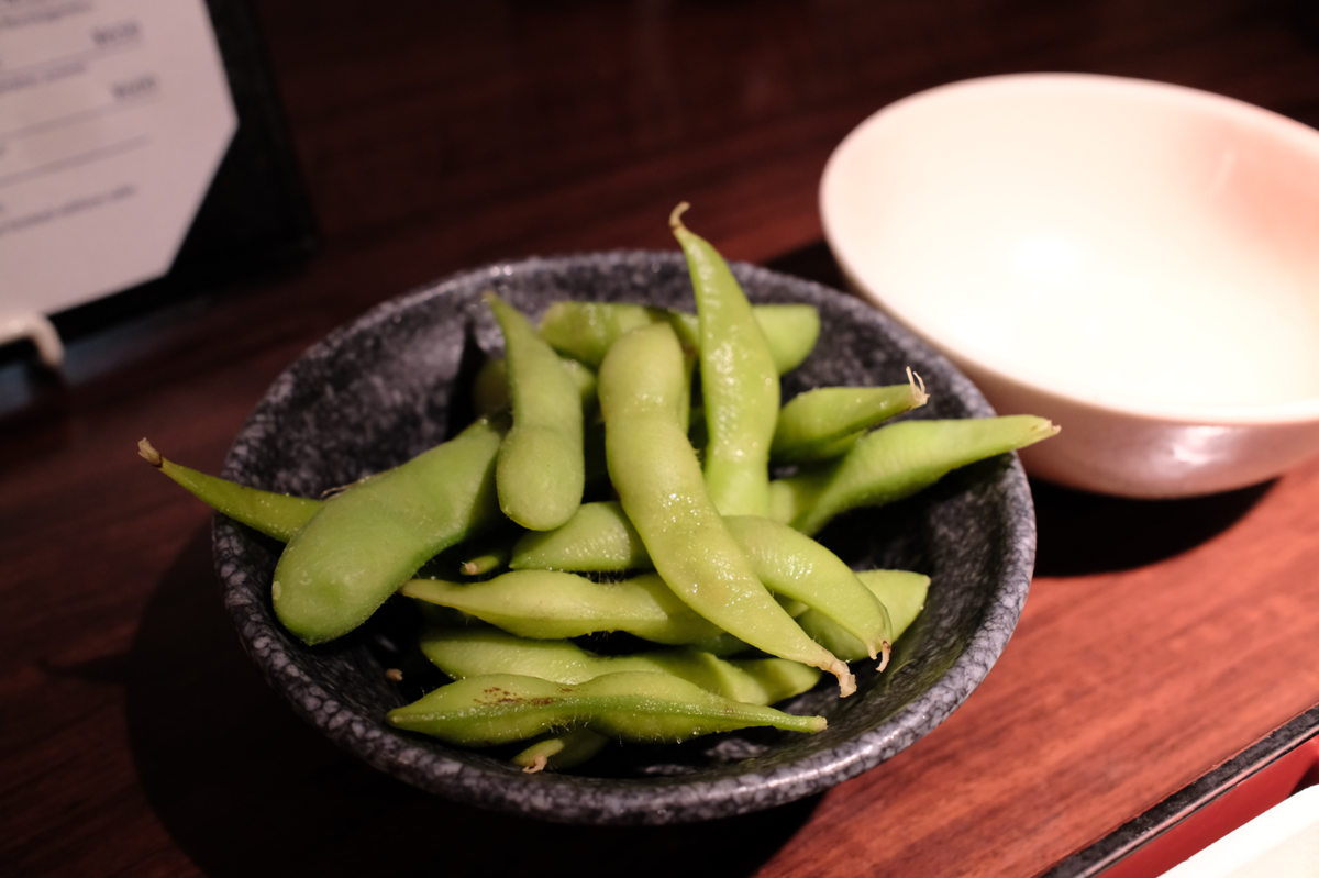 晩酌セットの枝豆