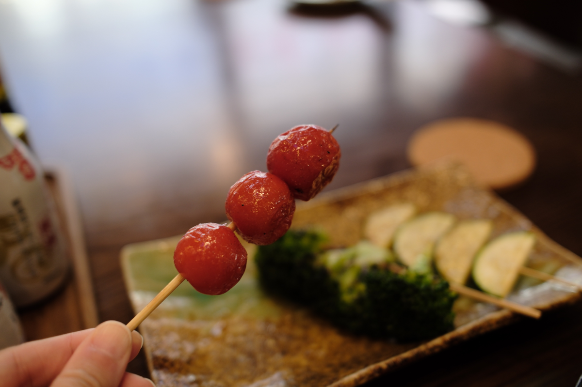 トマトの串焼き