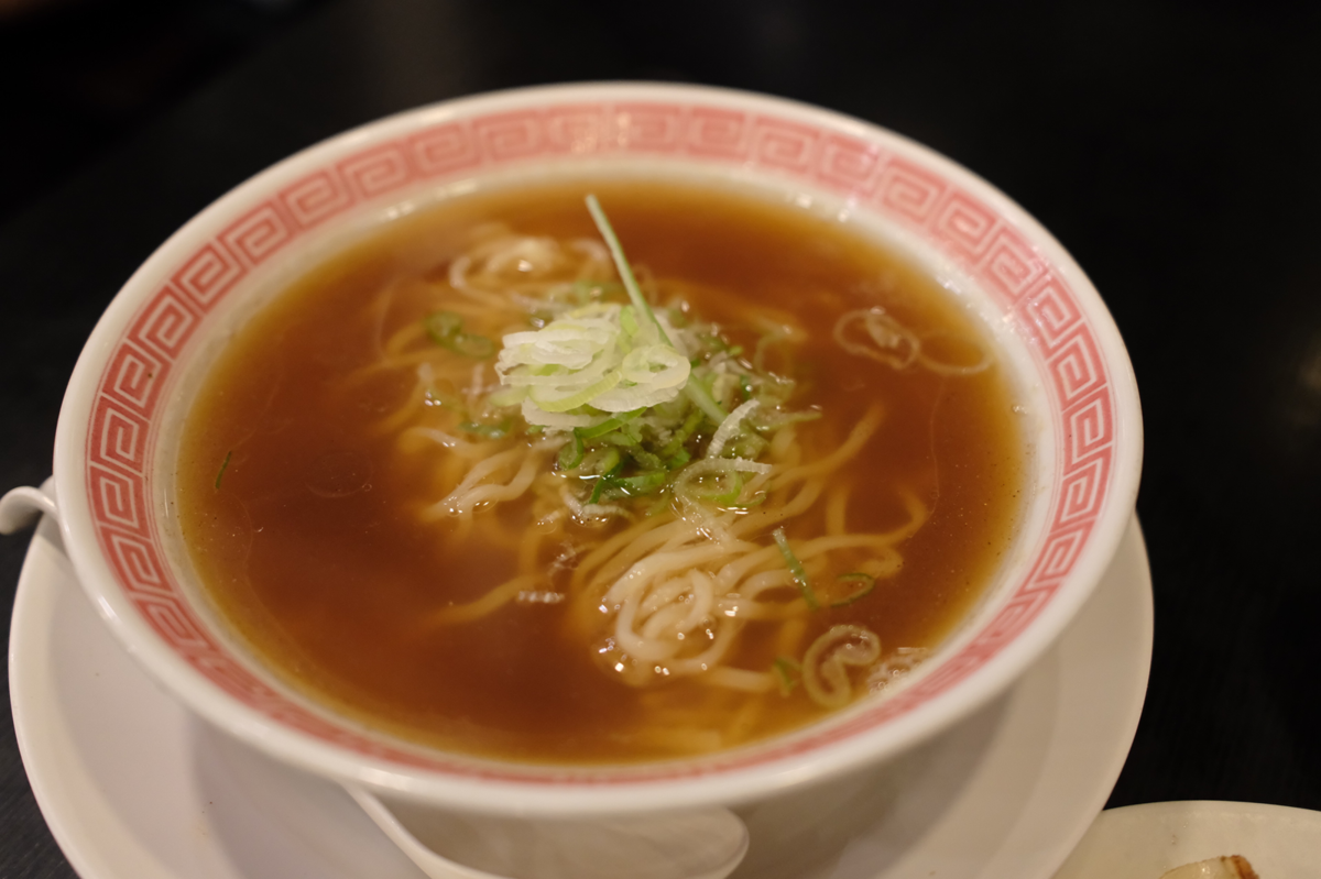 庄助セットの素ラーメン
