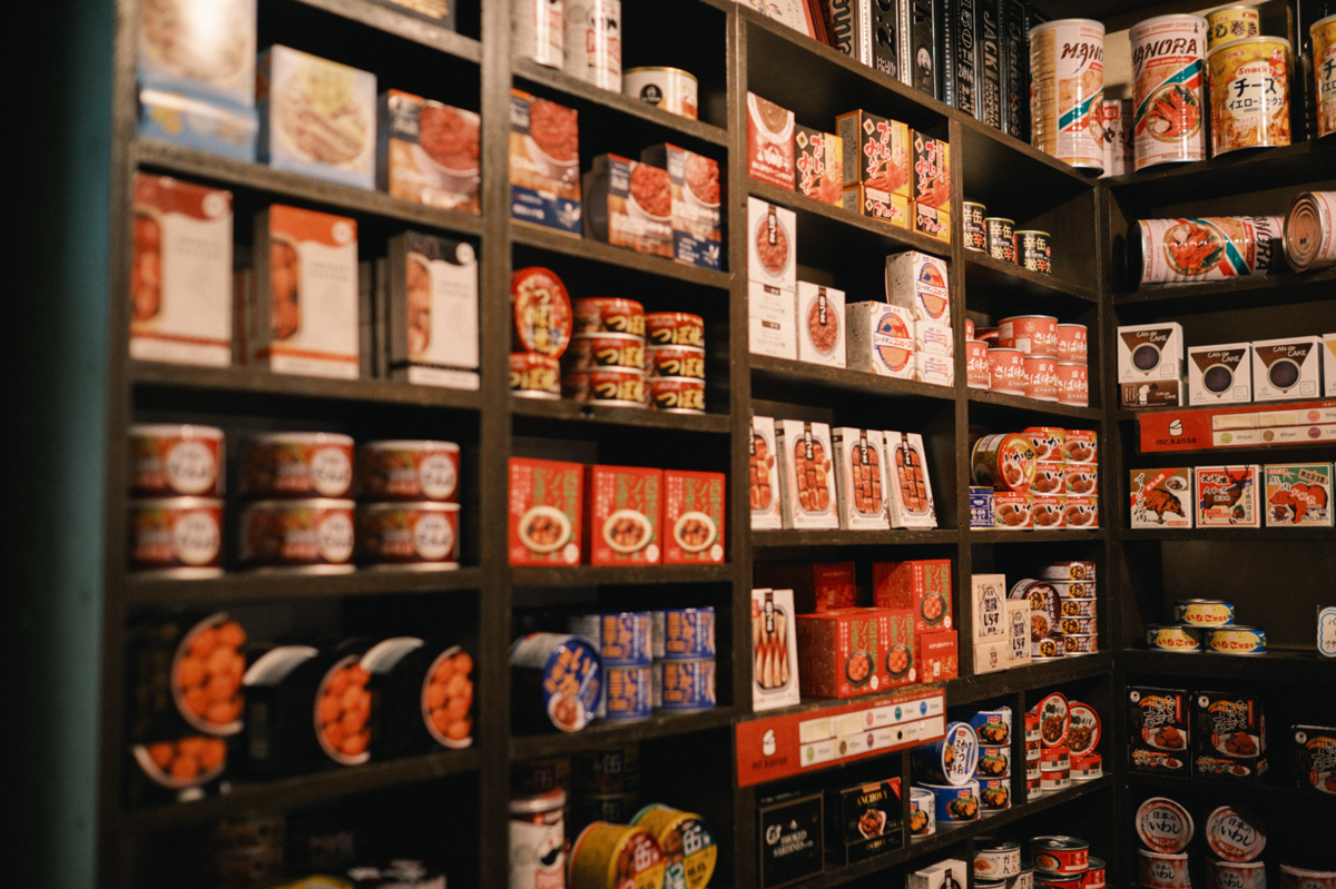 mr.kansoの缶詰棚