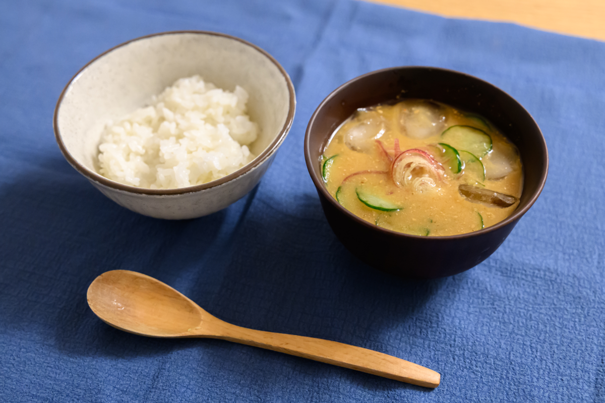 ひや汁とごはん