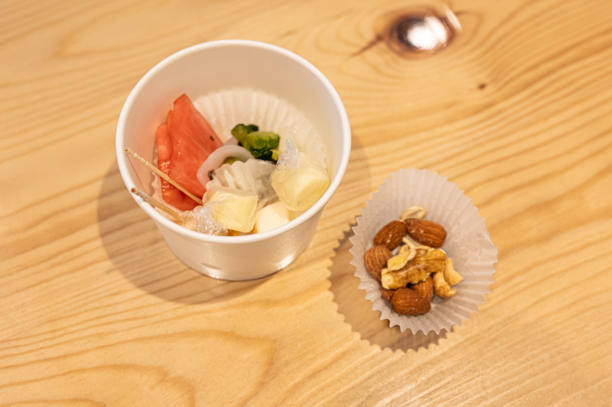 「銀座NAGANO」の「信州おつまみセット」