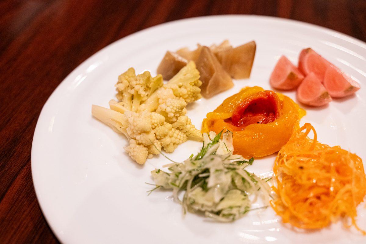 季節野菜のマリネとピクルス
