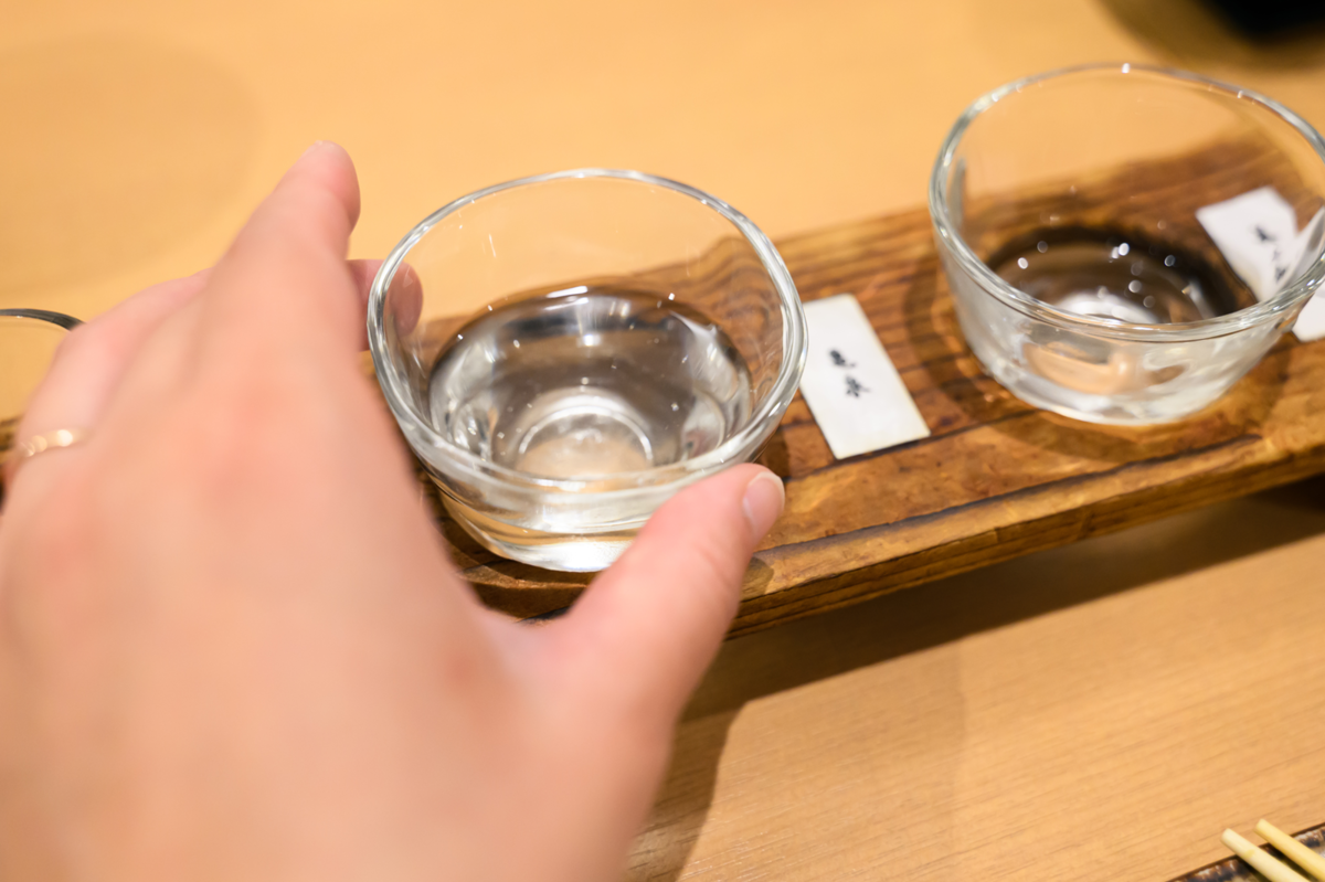 日本酒飲み比べ
