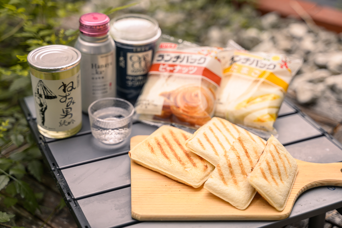 山崎製パン「ランチパック」と日本酒