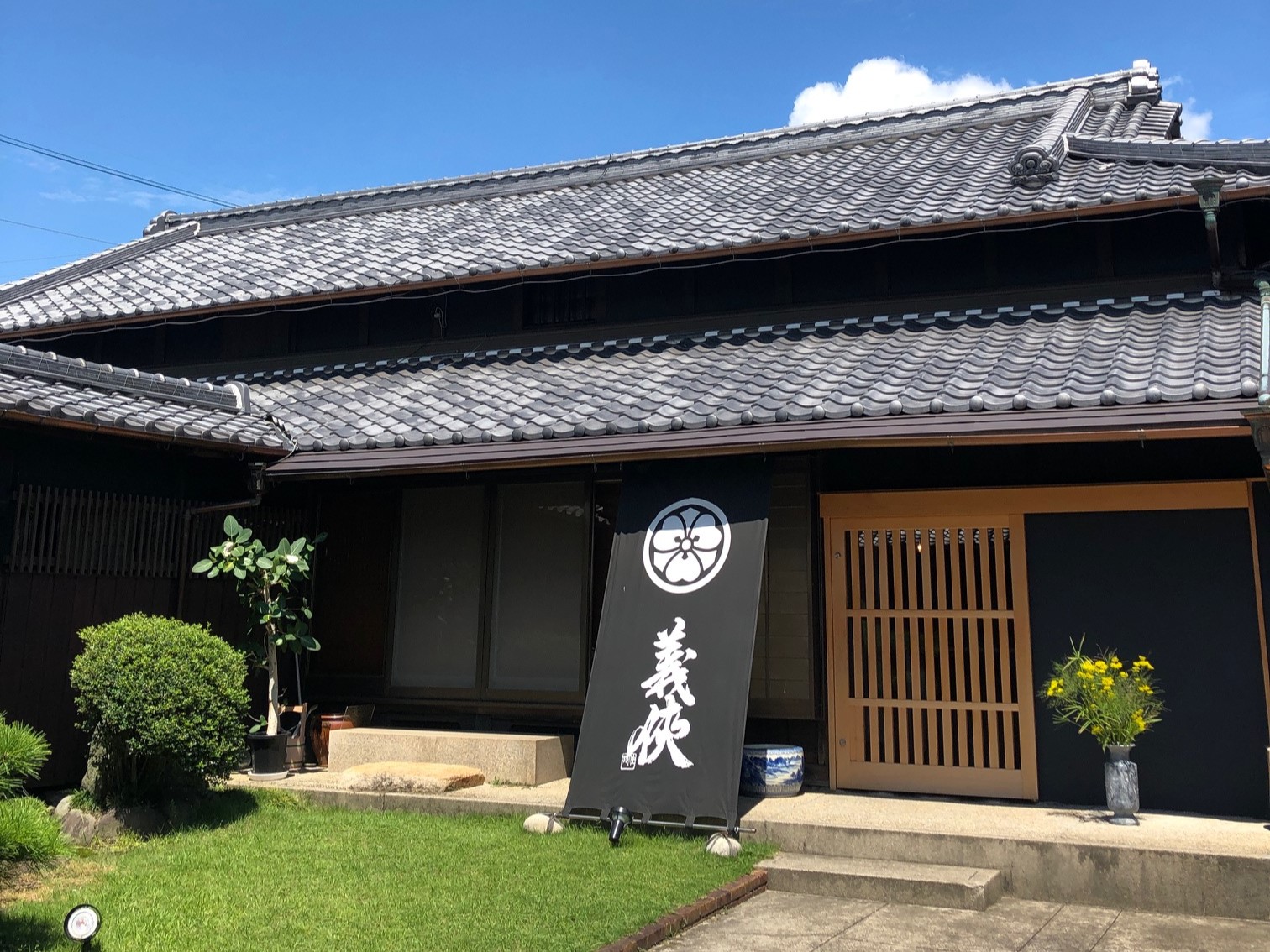 酒蔵の建物の外観