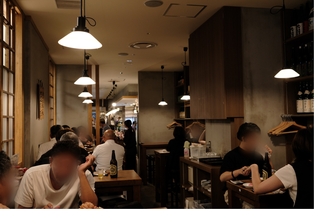 徳田酒店 有楽町店の店内