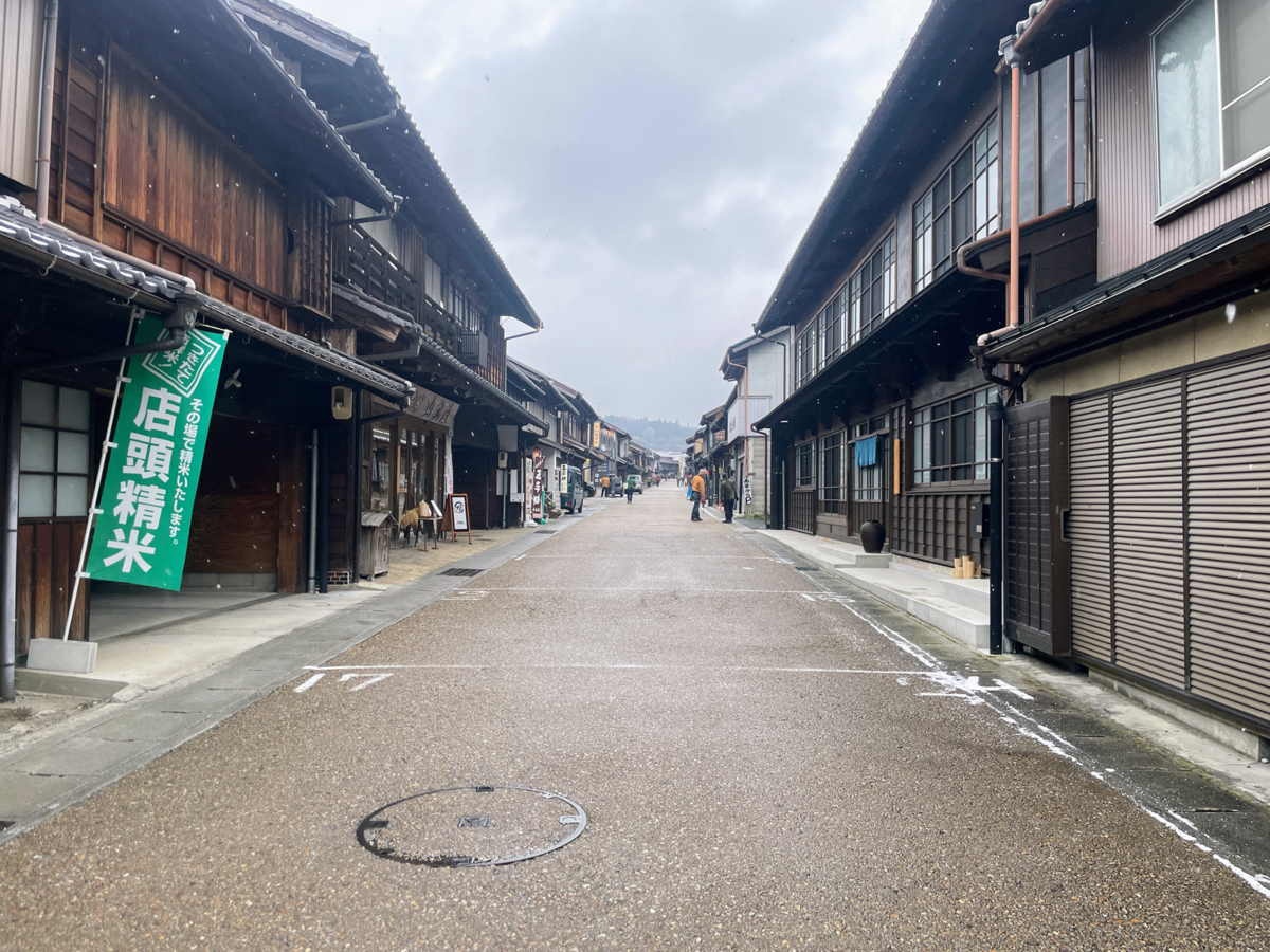 岩村の古い町並