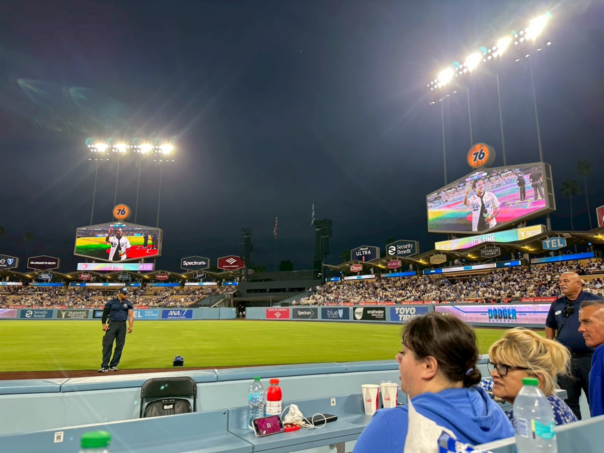 ドジャースタジアム内