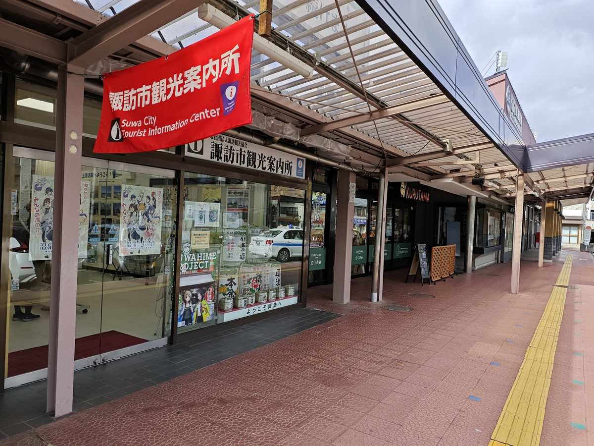 駅舎の並びにあるテナント