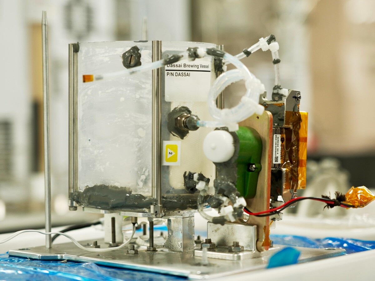 ISSから帰還した醸造装置