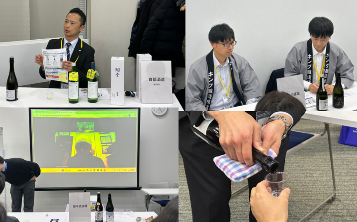 セミナーで説明する男性