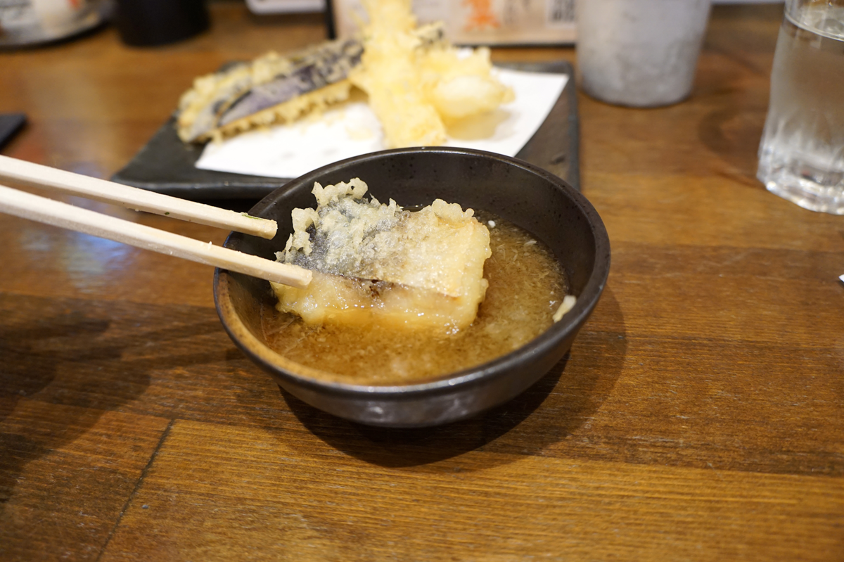 鯖の天ぷら