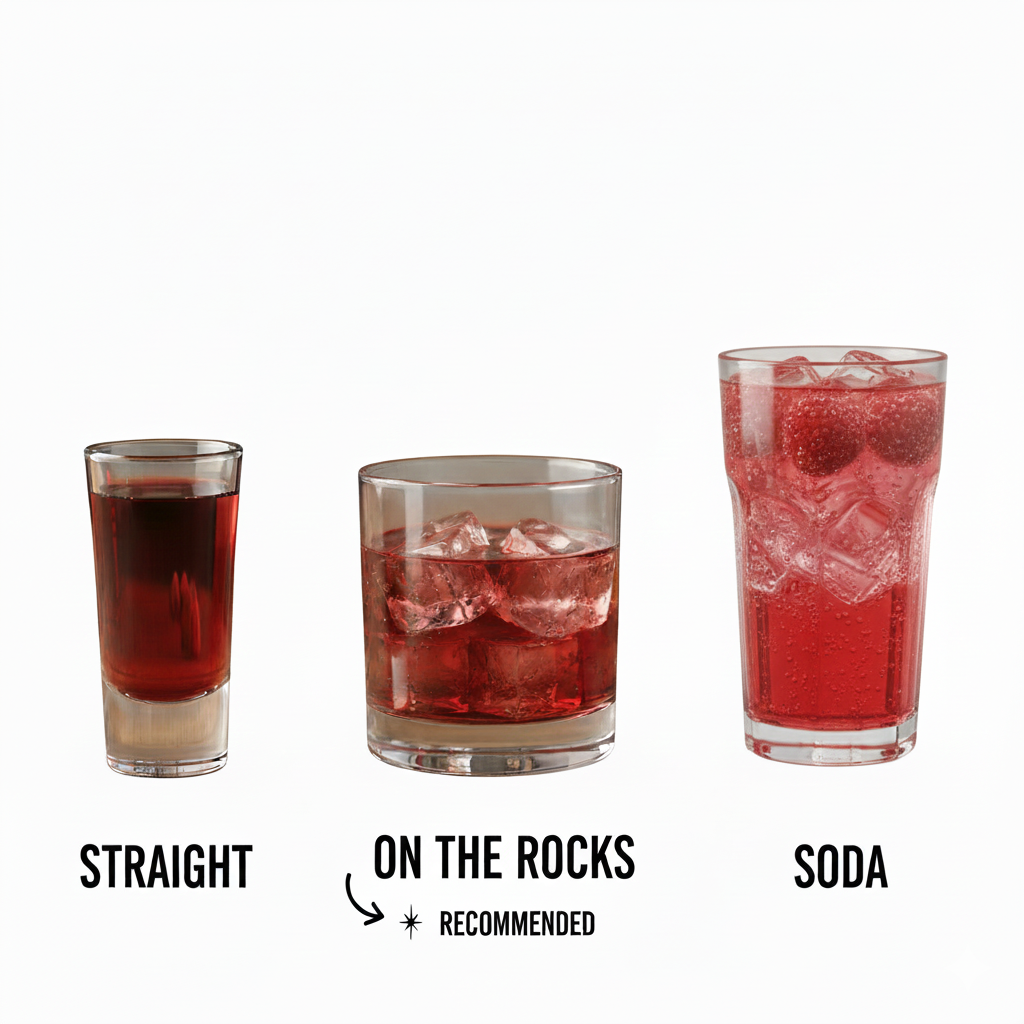 おすすめの飲み方3種類が説明された画像