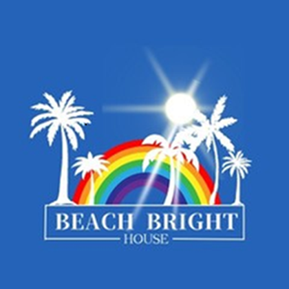 「beach bright」ロゴ