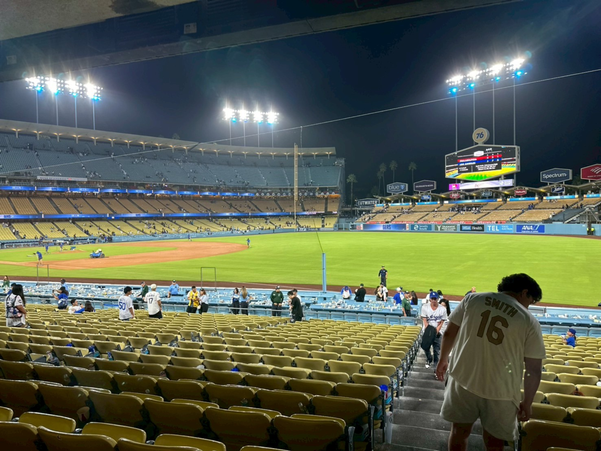 ドジャースタジアム内